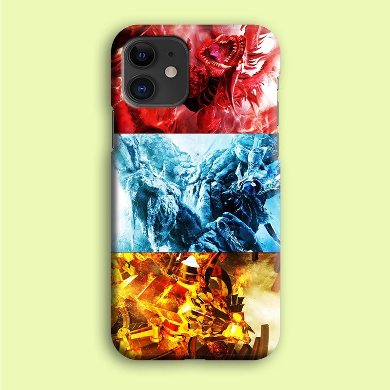 Yu-Gi-Oh 3 Egyptian Gods iPhone 12 Case