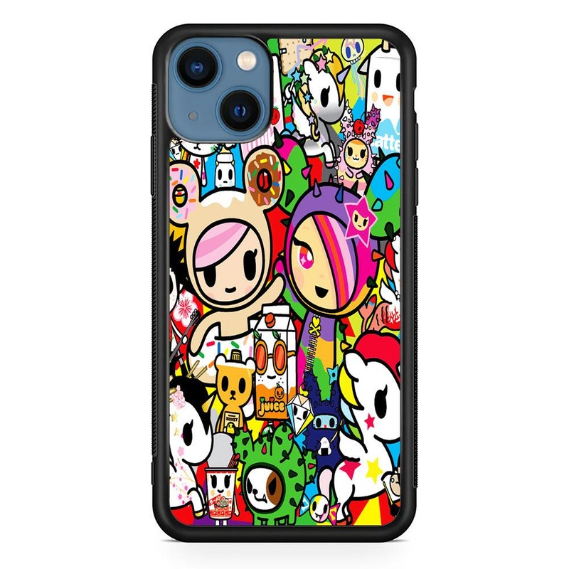 Tokidoki Doodle Cartoon iPhone 13 Case