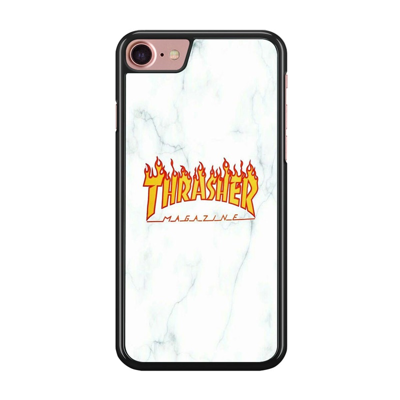 Thrasher White Marble iPhone 7 Case