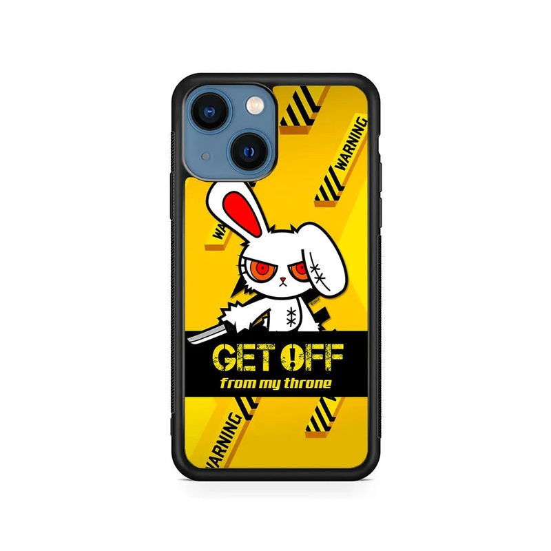 Angry Bunny Throne iPhone 15 Case