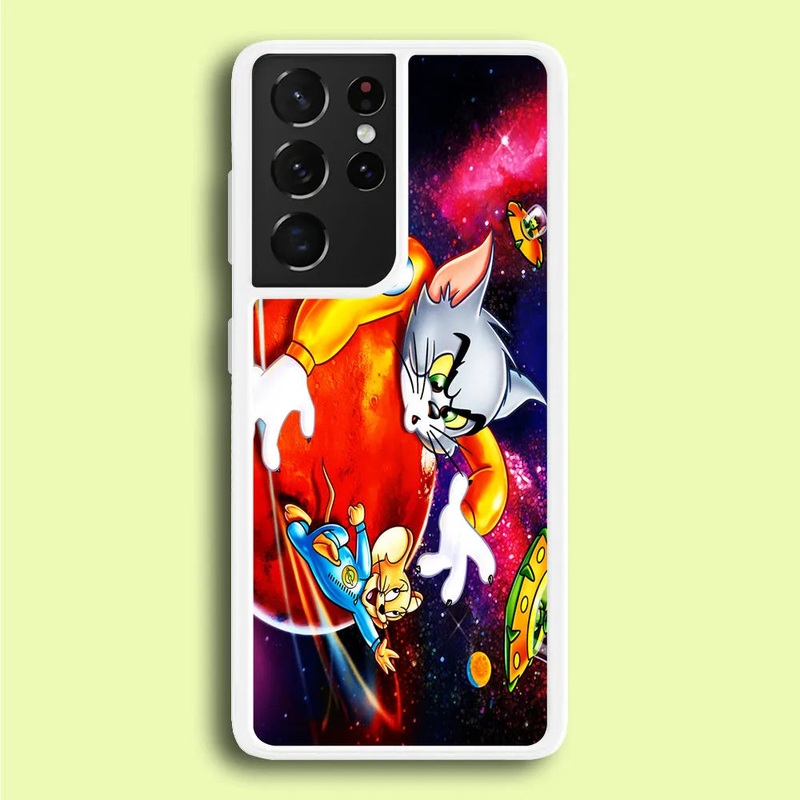 Tom and Jerry Space Samsung Galaxy S21 Ultra Case