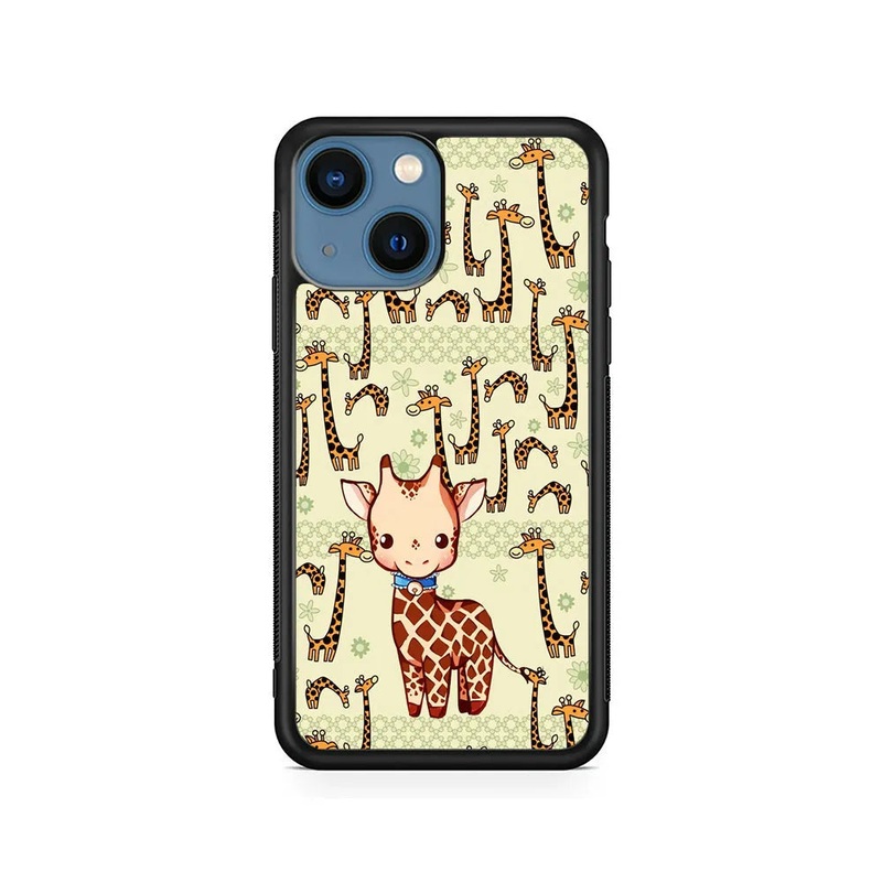 Baby Giraffe Adventure Ground iPhone 14 Plus Case